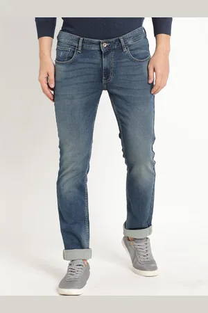 Indian Terrain Men Brooklyn Slim Fit Light Fade Pure Cotton Jeans