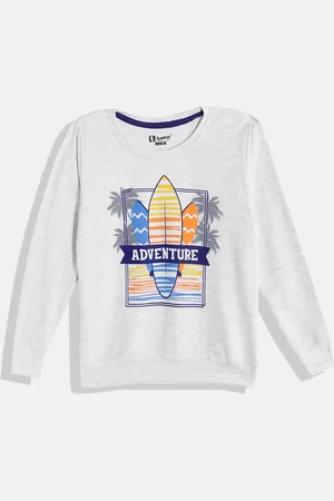 Eteenz Boys Premium Cotton Graphic Printed Sweatshirt