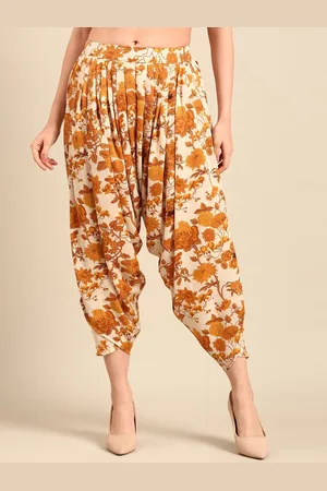 De Moza Women Printed Loose Fit Jodhpuris Trousers