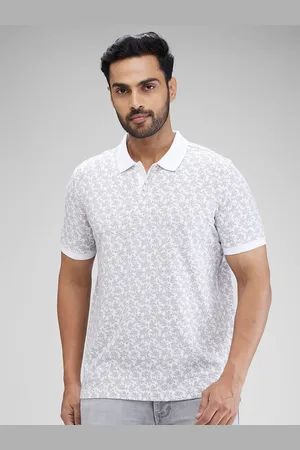 Parx Men Printed Polo Collar Pockets T-shirt