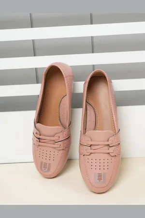 STYLE SHOES Women Ballerinas with Laser Cuts Flats
