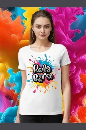 Huetrap Women Printed Pockets T-shirt