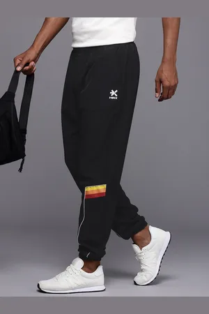 HRX Men Printed Detail Relaxed Fit Lifestyle Joggers