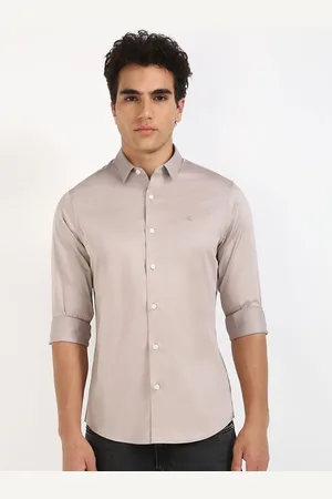 Calvin Klein Men Slim Fit Opaque Casual Shirt