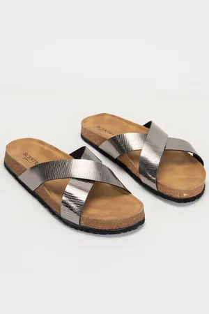 Scentra Women Open Toe Flats