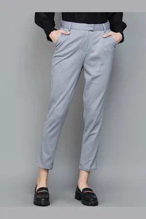 Lifestyle Women Striped Formal Trousers