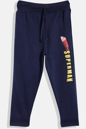 Eteenz Boys Superman Print Premium Cotton Joggers