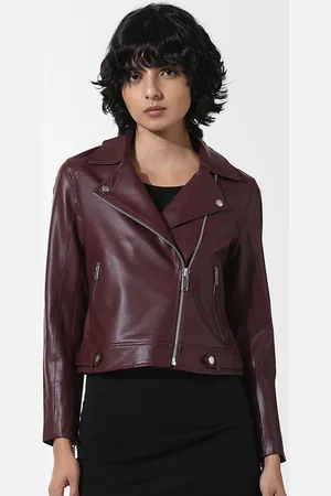 ONLY ONLDTAVIO Notched Lapel Collar Biker Jacket
