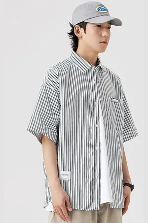 DressBerry Striped Shirt Style Top