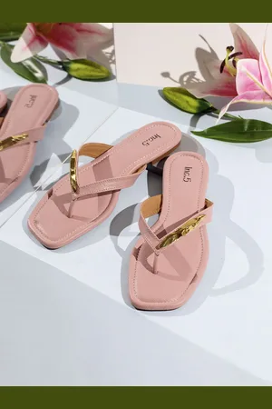 Inc 5 Women Open Toe Flats with Bows
