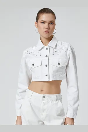 Koton Women Crop Tailored Jacket
