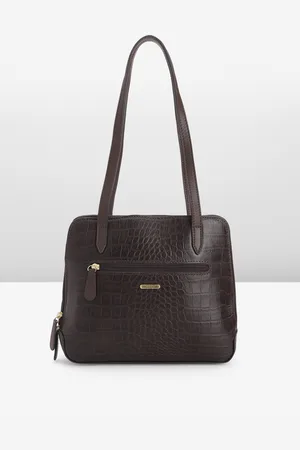 Hidesign Textured Leather Shoulder Bag