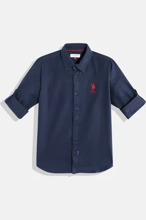 Ralph Lauren U S Polo Assn Kids Boys Pure Cotton Casual Shirt