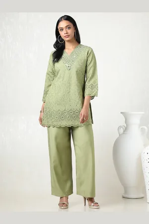 Soch Embroidered Tunic With Trousers Co-Ord