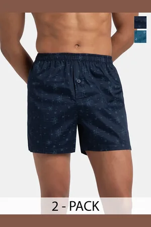 Jockey Pack Of2 Super Combed Mercerized Cotton Inner Boxers with Ultrasoft Waistband-8222