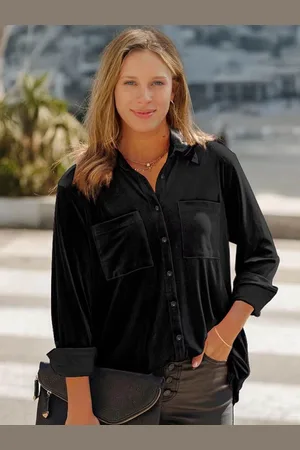Stylecast Women Spread Collar Solid Casual Shirt