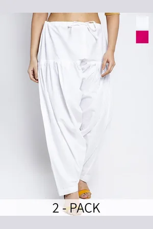 GRACIT Women Pack of 2 Pure Cotton Loose-Fit Salwars
