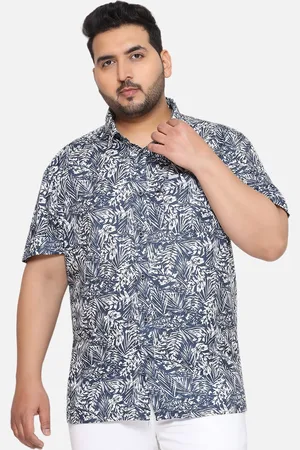 santoni Men Classic Floral Opaque Printed Casual Shirt
