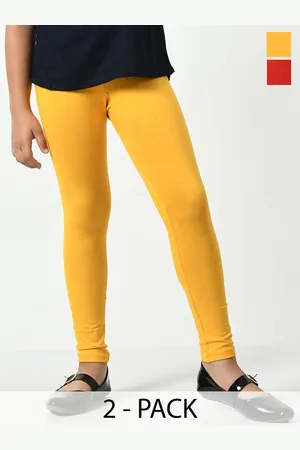 KAYU Pack Of 2 Girls Ankle-Length Leggings