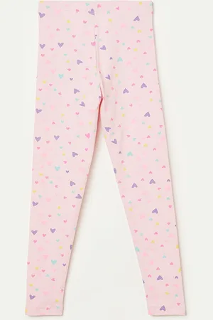 Lifestyle Girls Printed Ankle Length Leggings