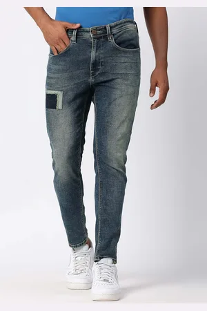 Pepe Jeans Men Blue Skinny Fit Clean Look Heavy Fade Cotton Stretchable Jeans