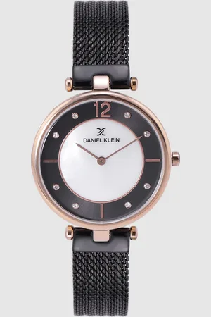 Daniel Klein Premium Women White & Black Analogue Watch DK12178-6
