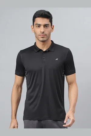 Alcis Drytech+ Anti-Static Slim-Fit Running Polo T-Shirt