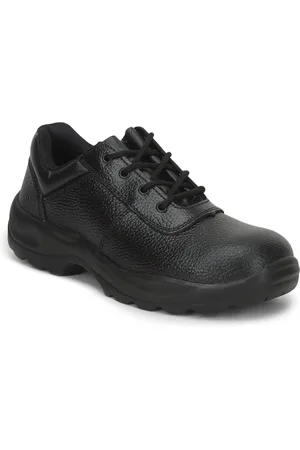 Liberty Mens Shaktist Solid Lace-Up Safety Shoes