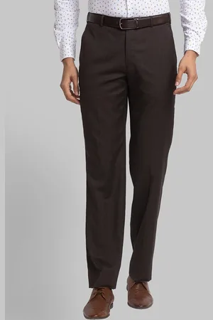 Park Avenue Men Luxus Fit Mid Rise Plain Trousers