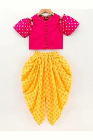 Twisha Girls Top with Dhoti Pants