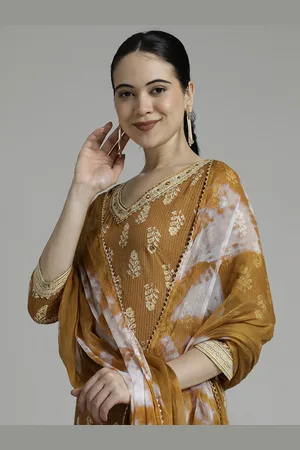 Jaipur Ethnic Motif Printed Pure Cotton Suit Set