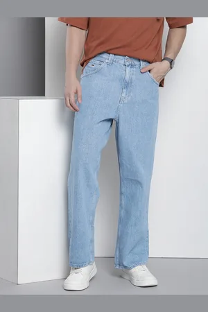 Tommy Hilfiger Men Aiden Dad Fit Baggy Heavy Fade Jeans