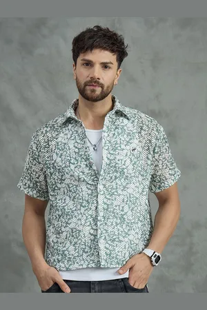 FUGAZEE Men Floral Opaque Casual Shirt