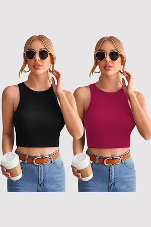 Mast & Harbour Cotton Crop Top