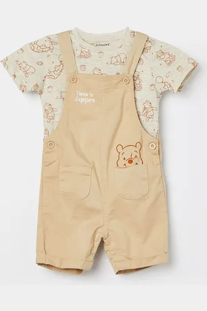 Lifestyle Kids Disney Winnie The Pooh Printed Dungaree With T-Shirt