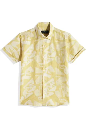 CAVIO Boys Comfort Printed Casual Shirt