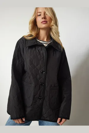 Happiness istanbul Women Longline Quilted Jacket