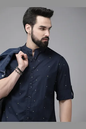 Roadster The Life Co. Pure Cotton Printed Casual Shirt