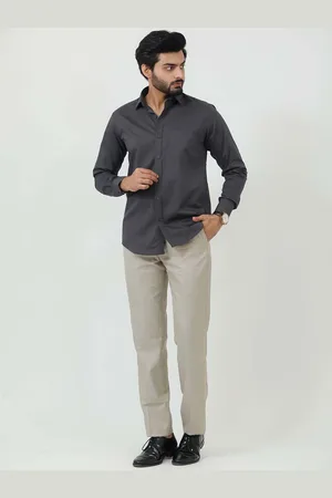 Blue Bird Classic Spread Collar Long Sleeves Formal Shirt