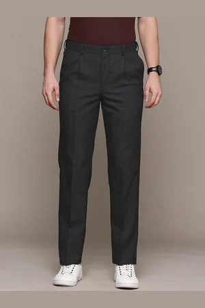 Nautica Men Checked Non Iron Trousers