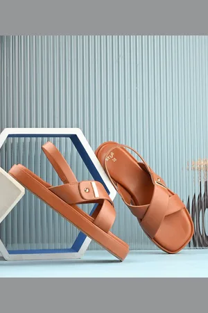 Styli Women Open Toe Flats with Buckles