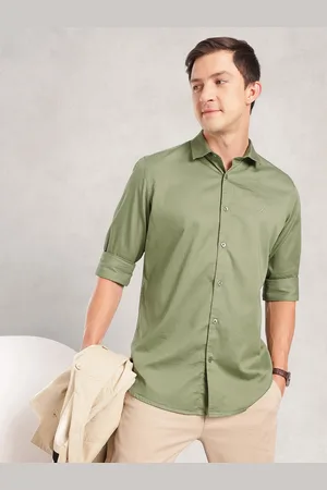 Nautica Classic Fit Opaque Pure Cotton Water Repellent Casual Shirt
