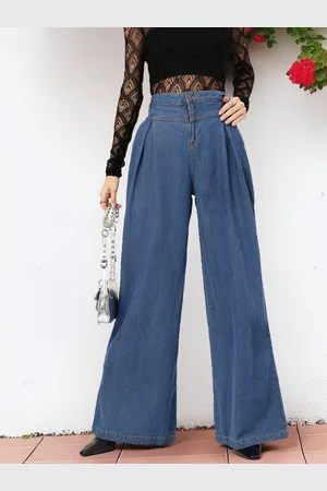 DressBerry Women Flared Fit Light Fade Jeans