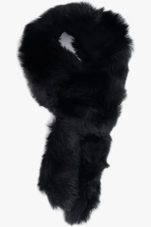 Kazo Women Fur Woolen Scarf