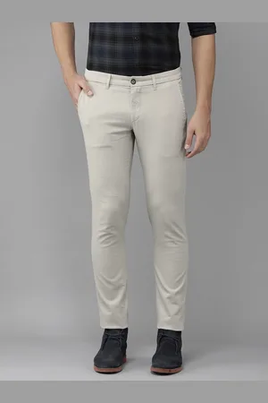 U.S. Polo Assn. Men Beige Slim Fit Trousers