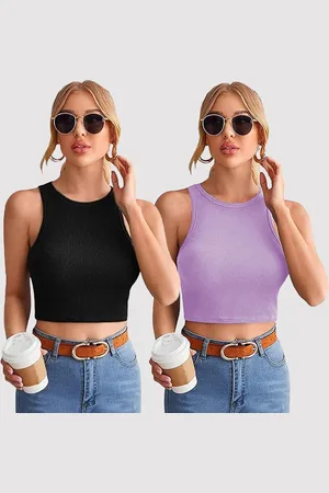 Mast & Harbour Cotton Crop Top