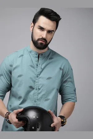 Roadster The Life Co. Pure Cotton Printed Casual Shirt
