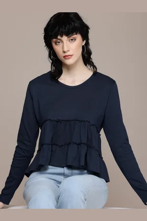 Roadster The Life Co. Gathered Detailed Tiered A-Line Top
