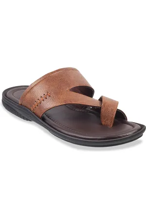 Metro Men Tan Comfort Sandals