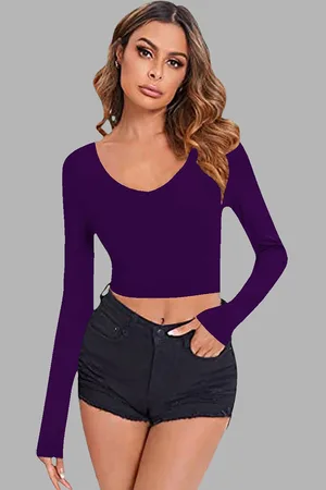 Dream Beauty Fashion Women Fitted Crop Top